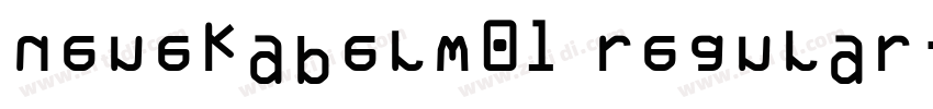 neuekabelw01 regular字体转换